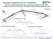 Proyecto de construcción de la Variante de Riba-Roja de Túria. 2ª fase, CV-370 (VP-6116) Quart a Pedralba