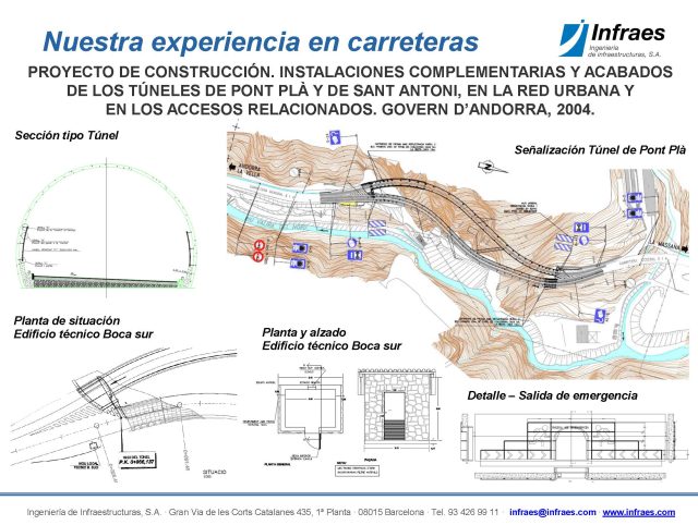 Proyecto de construcción. Instalaciones complementarias y acabados de los túneles de Pont Plà y de Sant Antoni, en la red urbana y en los accesos relacionados