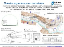 Proyecto de construcción. Instalaciones complementarias y acabados de los túneles de Pont Plà y de Sant Antoni, en la red urbana y en los accesos relacionados