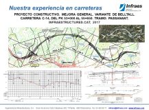 Proyecto constructivo. Mejora general. Variante de Belltall. Carretera C-14, del PK 53+000 al 55+650. Tramo: Passanant