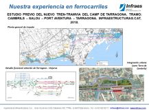 ESTUDIO PREVIO DEL NUEVO TREN-TRAMVIA DEL CAMP DE TARRAGONA. TRAMO: CAMBRILS – SALOU – PORT AVENTURA – TARRAGONA
