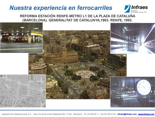 REFORMA ESTACIÓN RENFE-METRO L1 DE LA PLAZA DE CATALUÑA (BARCELONA). GENERALITAT DE CATALUNYA,1983