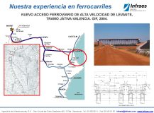 NUEVO ACCESO FERROVIARIO DE ALTA VELOCIDAD DE LEVANTE, TRAMO JÁTIVA-VALENCIA