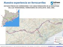 ESTUDIO PREVIO DE CORREDORES Y DE CARACTERIZACIÓN DE ALTERNATIVAS DEL EJE TRANSVERSAL FERROVIARIO DE CATALUNYA