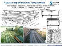 PROYECTO DE COBERTURA VÍAS RENFE GLÒRIES – MERIDIANA SUR. ENTRE C/ TÁNGER Y C/ ZAMORA