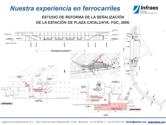 ESTUDIO DE REFORMA DE LA SEÑALIZACIÓN  DE LA ESTACIÓN DE PLAZA CATALUNYA