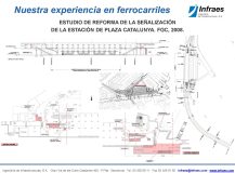 ESTUDIO DE REFORMA DE LA SEÑALIZACIÓN  DE LA ESTACIÓN DE PLAZA CATALUNYA