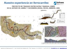 PROYECTO DE TRAZADO ENTRE KATRA Y BANIHAL USBRL  EN EL ESTADO DE JAMMU Y CACHEMIRA (INDIA)
