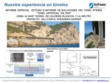 INFORME ESPECIAL. ESTUDIO E INFORME DE SOLUCIONES DEL TÚNEL Nº98BIS “TÚNEL ARTIFICIAL VÍA PAR” LÍNEA 44 SANT VICENÇ DE CALDERS-VILANOVA Y LA GELTRÚ TRAYECTO: VALLCARCA APEADERO-GARRAF