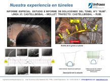 INFORME ESPECIAL. ESTUDIO E INFORME DE SOLUCIONES DEL TÚNEL Nº3 “RUBÍ”. LÍNEA 25. CASTELLBISBAL – MOLLET. TRAYECTO: CASTELLBISBAL – RUBÍ.