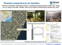 Proyecto básico. Rehabilitación y consolidación estructural del túnel de la línea 2 de FMB. Tramo: Sant Roc – Corg