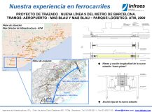 PROYECTO DE TRAZADO . NUEVA LÍNEA 9 DEL METRO DE BARCELONA. TRAMOS: AEROPUERTO – MAS BLAU Y MAS BLAU – PARQUE LOGÍSTICO