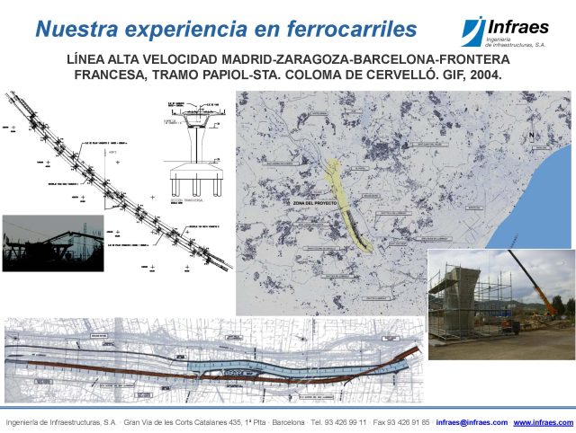 LÍNEA ALTA VELOCIDAD MADRID-ZARAGOZA-BARCELONA-FRONTERA FRANCESA, TRAMO PAPIOL-STA. COLOMA DE CERVELLÓ