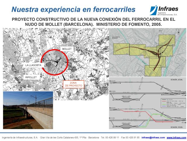 PROYECTO CONSTRUCTIVO DE LA NUEVA CONEXIÓN DEL FERROCARRIL EN EL NUDO DE MOLLET (BARCELONA)