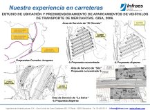 Estudio de ubicación y predimensionamiento de aparcamientos de vehículos de transporte de mercancías
