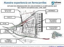 ESTUDIO DE URBANIZACIÓN DE LOS ACCESOS A LA AMPLIACIÓN SUR  DEL PUERTO DE BARCELONA